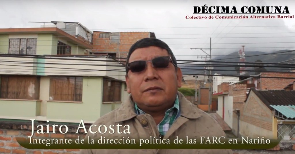 La Construcción del Nuevo Partido FARC en Nariño, Reflexiones del Ex­–comandante Guerrillero “Javier” del frente&nbsp;29.